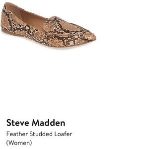 Steve Madden Feather Studded flats- 9.5M